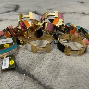 Your Choice of Colors & Size "H" Bracelet Hermes